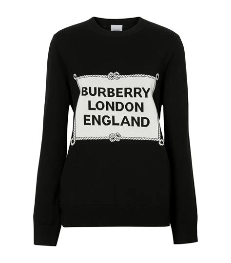 black burberry jumper|Burberry jumper women's.